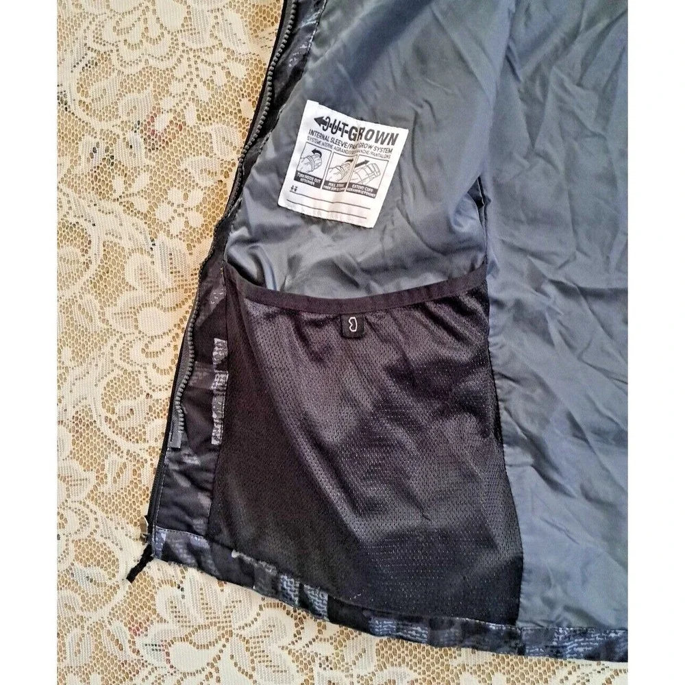 Columbia Jacket Youth Sz. XL 18-20 Black Gray Interchange Shell Only Ski Outdoor
